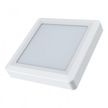 EUROLUX CEILING LIGHT SQUARE WHITE 170MM 3000K