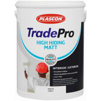 PAINT PVA MATT HIGH HIDING TRADE PRO 5L PLASCON