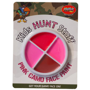 FACE PAINT CRAFT CAMO PINK 4PIECE