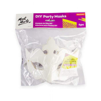 MASQUERADE CRAFT PARTY MASK 4 PIECE