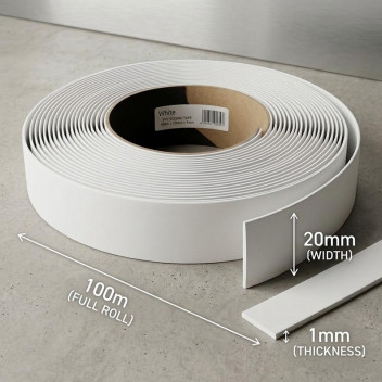 ICE WHITE EDGING 20MMX1MMX10M