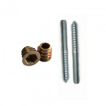 LEG FIXING KIT WITH INSERT 8X13MM 2PIECE