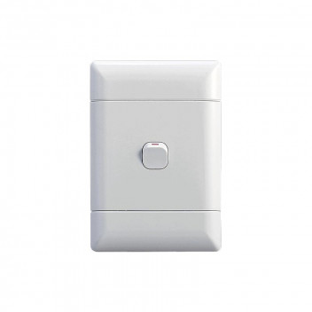 NEU WHITE LIGHT SWITCH 1L/2W 50X100