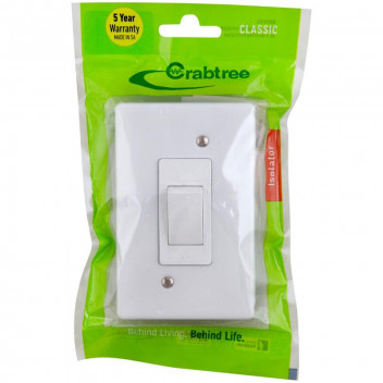 CRABTREE CLASSIC STOVE ISOLATOR 30AMP 50X100