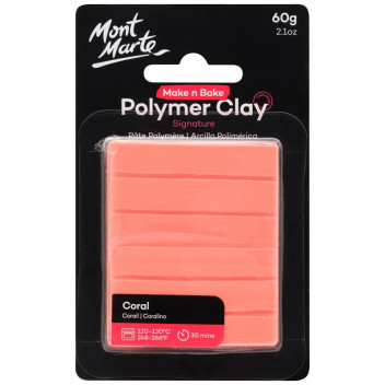 MAKE N BAKE CORAL POLYMER CRAFT CLAY