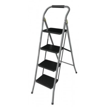 FOUR STEP STEEL HOUSEHOLD LADDER 150KG