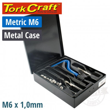 TORK CRAFT M6 REPAIR THREAD KID WITH TOOL BOX